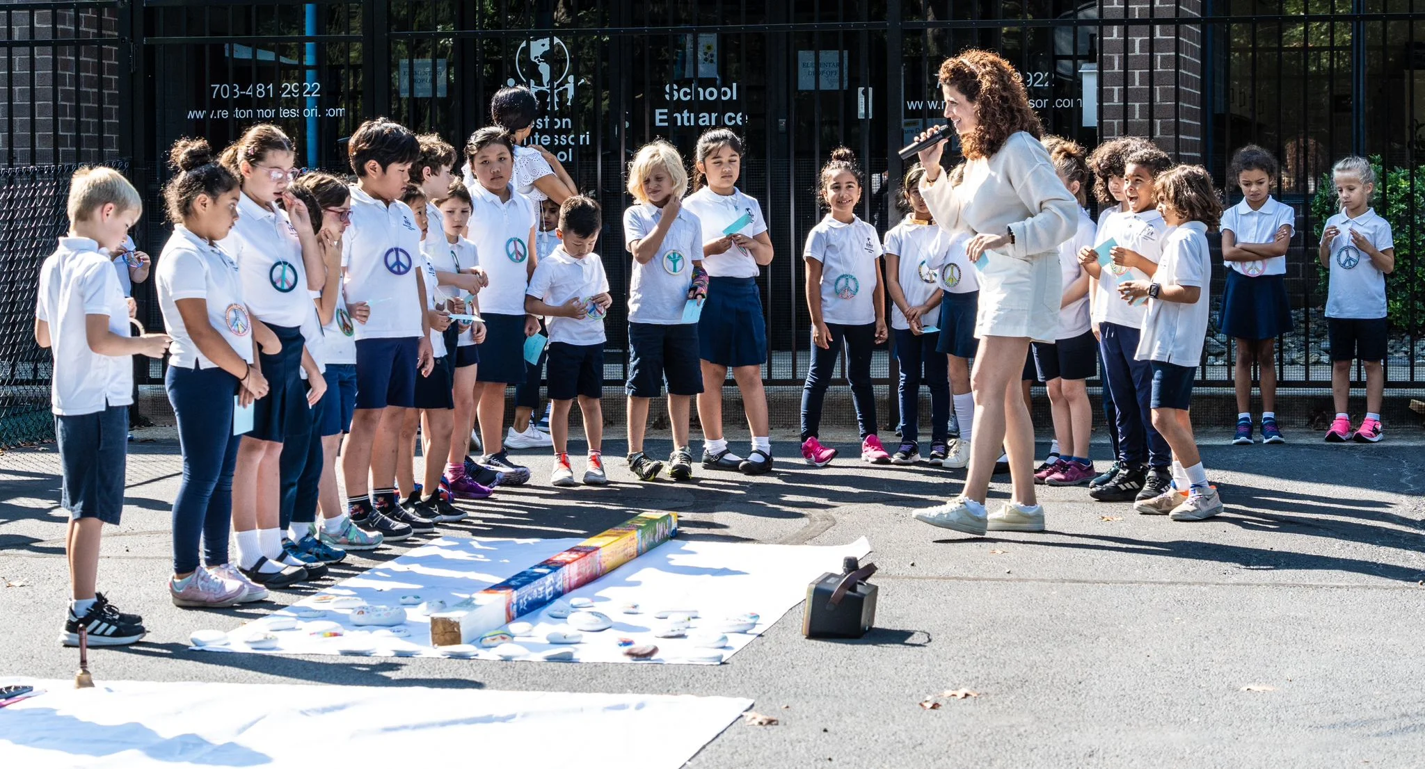 Reston Montessori school Peace Day celebration image 5