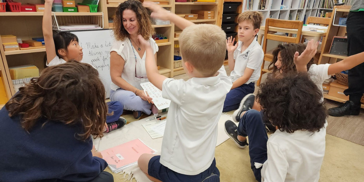 Reston Montessori Upper Elementary class image